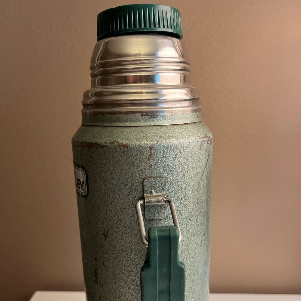 Vintage Stanley Green Thermos Aladdin Half Gallon / 2 Qt. No. RH94 - Picture 7 of 16